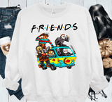Horror FRIENDS Spooky Halloween Shirt Sweatshirt Hoodie