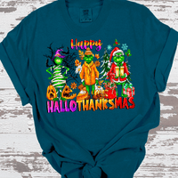 Hallothanksmas Grinch Halloween Thanksgiving Christmas