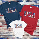 Comfort Colors USA Flag Tshirt, 4 of July Tshirt, USA Flag Tshirt, USA Shirt for 4of July, Independent Day Shirt, Retro Usa Pary, Usa Tee