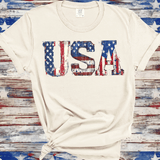 Comfort Colors USA Flag Tshirt, 4 of July Tshirt, USA Flag Tshirt, USA Shirt for 4of July, Independent Day Shirt, Retro Usa Pary, Usa Tee