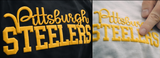 Custom PUFF Print Steelers Sweatshirt, Embossed Puff Spirit Wear Sweatshirt, Pittsburgh Steelers PUFF fan Gear NFL Football Playoff Shirts, Steelers Puff Vinyl Sweatshirts, 3D Embossed Football Gear