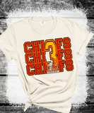 Super Bowl 3Peat Kingdom Kansas City Football Chiefs T-Shirt, Three-Peat Football Tee, KINGDOM Game Day Shirt Gift Comfort Colors Oversized Look