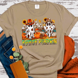 Howdy Pumpkin Cowboy Ghost with Pumpkins Comfort Colors