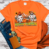 Hello Fall Cow Leopard Pumpkins Comfort Colors