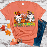 Howdy Pumpkin Cowboy Ghost with Pumpkins Comfort Colors