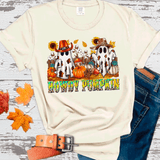 Howdy Pumpkin Cowboy Ghost with Pumpkins Comfort Colors