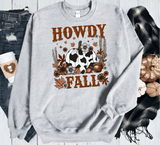 Howdy Fall Cow Print Pumpkin Thanksgiving Comfort Colors