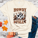 Howdy Fall Cow Print Pumpkin Thanksgiving Comfort Colors