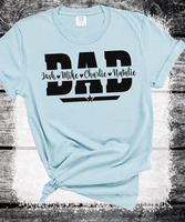 Comfort Colors®  Custom Dad Shirt with Kid Names, Father's Day Gift, New Dad Tshirt, Personalized Dad T-Shirt, Custom Kids Names Shirt, Fathers Day Shirt