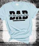 Comfort Colors®  Custom Dad Shirt with Kid Names, Father's Day Gift, New Dad Tshirt, Personalized Dad T-Shirt, Custom Kids Names Shirt, Fathers Day Shirt