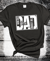 Comfort Colors®  DAD The Man The Myth The Legend Father's Day Shirt, Father's Day Gift, Dad To Be Gift, Funny T-shirt For Dad, Dad Jokes Shirt, Gift For Him