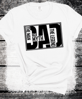 Comfort Colors®  DAD The Man The Myth The Legend Father's Day Shirt, Father's Day Gift, Dad To Be Gift, Funny T-shirt For Dad, Dad Jokes Shirt, Gift For Him