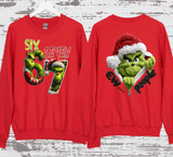 6 7 Six Seven Funny Christmas Family Shirts  / Christmas Realistic Faux Yarn Hoodie / Classic Christmas Movies Shirts / FYP Viral Grinch Sweatshirts / Funny Holiday Crewneck