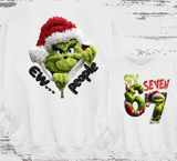 6 7 Six Seven Funny Christmas Family Shirts  / Christmas Realistic Faux Yarn Hoodie / Classic Christmas Movies Shirts / FYP Viral Grinch Sweatshirts / Funny Holiday Crewneck