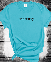 Comfort Colors® Indoorsy Shirt, Funny Introvert Tee, Cozy Homebody Shirt, Anti Social T-Shirt, Relatable Lazy Day Tee