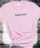 Comfort Colors® Indoorsy Shirt, Funny Introvert Tee, Cozy Homebody Shirt, Anti Social T-Shirt, Relatable Lazy Day Tee