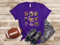 Custom Local School Bow Sweatshirt, Spirit Wear Sweatshirt, Custom Coquette Bow Shirts School Mascot Sweatshirt, Gift Idea, Liberty Hill Panthers, Texas Football