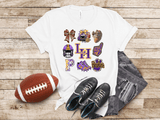 Custom Local School Bow Sweatshirt, Spirit Wear Sweatshirt, Custom Coquette Bow Shirts School Mascot Sweatshirt, Gift Idea, Liberty Hill Panthers, Texas Football