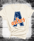 Houston Astros Baseball shirt Family Baseball Fan Spirit shirts, Custom LIttle League Baseball, Play Ball Apparel