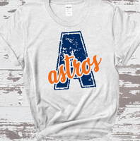 Houston Astros Baseball shirt Family Baseball Fan Spirit shirts, Custom LIttle League Baseball, Play Ball Apparel