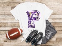 Custom Local School Panthers Sweatshirt, Spirit Wear Sweatshirt, Custom Local Shirts School Mascot Sweatshirt, Gift Idea, Liberty Hill Panthers, Texas Football