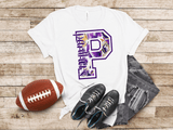 Custom Local School Panthers Sweatshirt, Spirit Wear Sweatshirt, Custom Local Shirts School Mascot Sweatshirt, Gift Idea, Liberty Hill Panthers, Texas Football