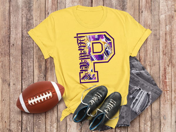 Custom Local School Panthers Sweatshirt, Spirit Wear Sweatshirt, Custom Local Shirts School Mascot Sweatshirt, Gift Idea, Liberty Hill Panthers, Texas Football