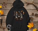 BOO Coquette Bow Plaid Halloween Print Shirts