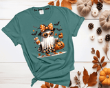 Boojee Ghost Sassy fierce Fall Fashion Diva High Heels, Coffee, Purse Bag, Princess Girly Halloween Ghost