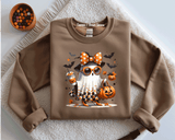 Boojee Ghost Sassy fierce Fall Fashion Diva High Heels, Coffee, Purse Bag, Princess Girly Halloween Ghost