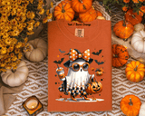 Boojee Ghost Sassy fierce Fall Fashion Diva High Heels, Coffee, Purse Bag, Princess Girly Halloween Ghost