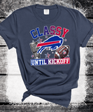Bills Classy until Kickoff, Bling Buffalo Bills Crewneck Sweatshirt, Buffalo New York, Buffalo Bills Fan Gift, Sunday Football