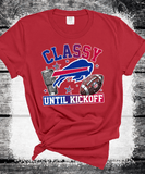 Bills Classy until Kickoff, Bling Buffalo Bills Crewneck Sweatshirt, Buffalo New York, Buffalo Bills Fan Gift, Sunday Football