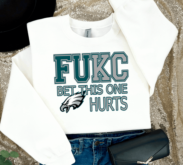 Super Bowl Philadelphia Football Bet this one HURTS FUKC Eagles Super Bowl Champs Trending Eagles Fan Shirts, FLy Eagles Fly, Eagles Hoodie, Superbowl Gifts