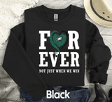 Forever EAGLES not just when are winning Faux Glitter scratch Go BIRDS Philadelphia Football Sweatshirt, Philly T-shirt, Trending Eagles Fan Shirts, Football Crewneck, Eagles Hoodie, Superbowl GIfts