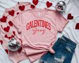 Comfort Colors® Puff Vinyl Galentines Gang, Girls night out, Singles Shirts Matching Best Friends shirts Galentine Party