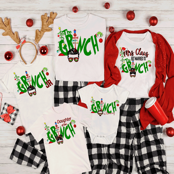 Matching Family Grinch Christmas Shirts Custom Christmas Shirt, Grinch Family Shirt, Personalization Grinch Shirt, Grinch Fan Shirt, Grinch Squad Shirt, Christmas Party Shirt