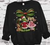 Grinch Christmas Tree Shirts / Merry Grinchmas Christmas Realistic Faux Yarn Hoodie / Classic Christmas Movies Shirts / FYP Viral Grinch Sweatshirts / Funny Holiday Crewneck