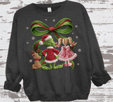 Grinch Christmas Tree Shirts / Merry Grinchmas Christmas Realistic Faux Yarn Hoodie / Classic Christmas Movies Shirts / FYP Viral Grinch Sweatshirts / Funny Holiday Crewneck