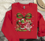 Grinch Christmas Tree Shirts / Merry Grinchmas Christmas Realistic Faux Yarn Hoodie / Classic Christmas Movies Shirts / FYP Viral Grinch Sweatshirts / Funny Holiday Crewneck