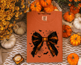 Halloween Lace Bow T-Shirt Black Coquette Bow Shirt Bats Princess Girly Halloween Coquette Bows