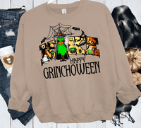 Happy Grinchoween, Halloween Nike inspired T-Shirts Sweatshirts and Hoodies Furry Green Man Gear