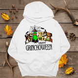 Happy Grinchoween, Halloween Nike inspired T-Shirts Sweatshirts and Hoodies Furry Green Man Gear