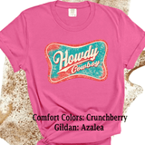 Comfort Colors® HOWDY, Western trending Rodeo Vintage Tee , trendy western aesthetic cowgirl summer top, gift for her, retro rodeo club apparel