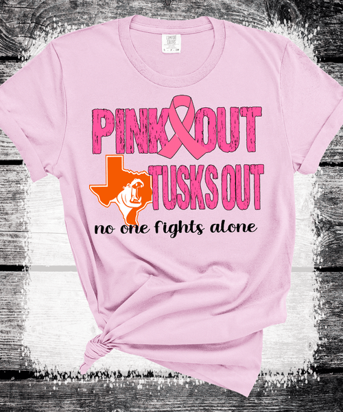 Pink Out Breast Cancer Awareness October Shirts / Pink School Spirit Shirts / Custom Pink Tees  / Hutto Hippos, Texas Football
