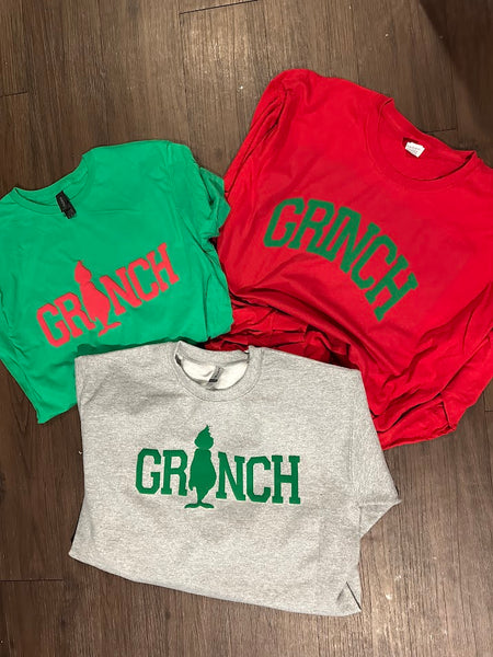 Christmas Movie Puff Shirts sweatshirts Grinch Holiday Gifts Trending puff shirts