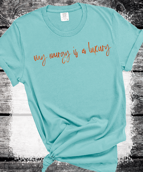 Comfort Colors® Showgirl Shirt for Fan, My energy is a Luxury sweatshirt, Showgirl Tshirt Gift for Her, Country Music Fan Gift Swiftie Fan