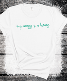 Comfort Colors® Showgirl Shirt for Fan, My energy is a Luxury sweatshirt, Showgirl Tshirt Gift for Her, Country Music Fan Gift Swiftie Fan