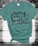 Eagles Football Game day Matching Faith Family Football, Thanksgiving Family Matching Shirts, Superbowl Eagles Faux Bling Sweatshirt Eagles Fans