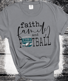 Eagles Football Game day Matching Faith Family Football, Thanksgiving Family Matching Shirts, Superbowl Eagles Faux Bling Sweatshirt Eagles Fans
